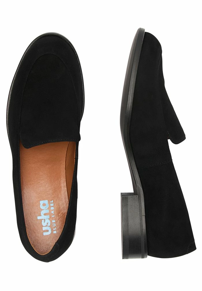 Usha Mocassins - Black 5 Usha Mocassins - Black – Image 5