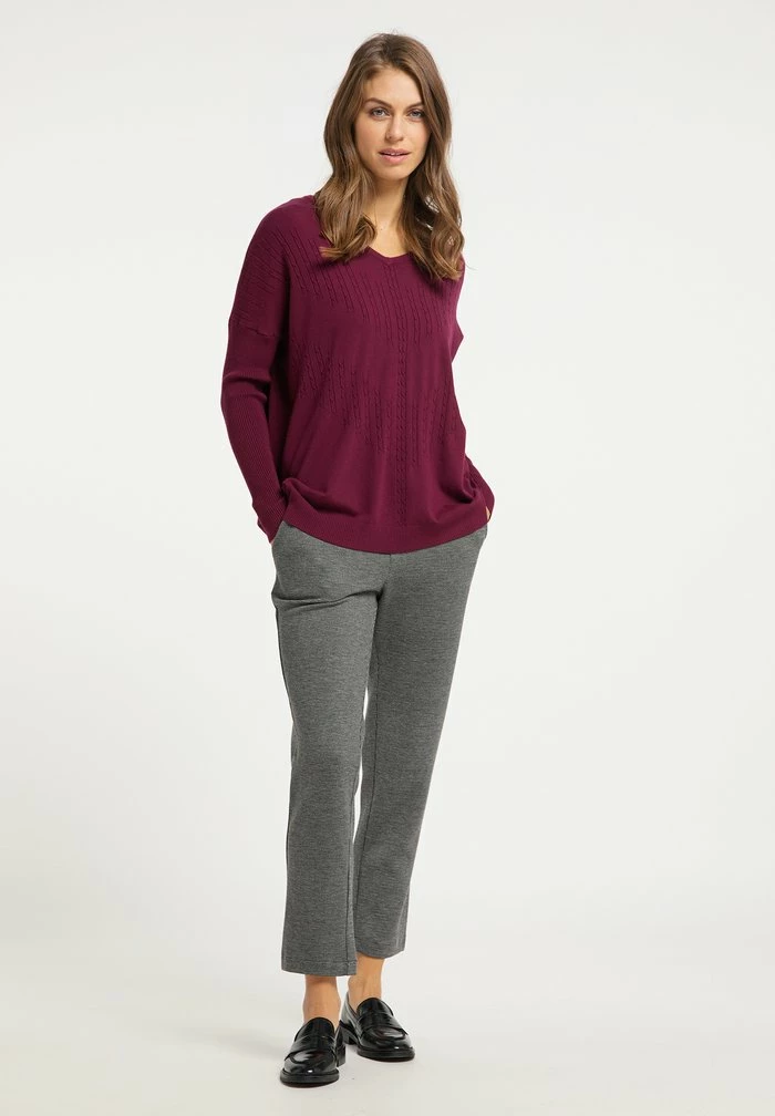 Usha Pullover - Bordeaux 2 Usha Pullover - Bordeaux – Image 2