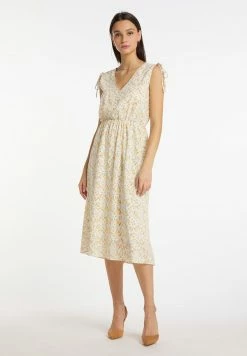 Usha Robe De Jour - Weiss Gelb