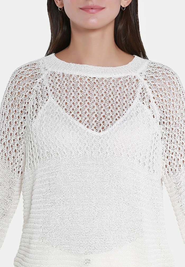 Usha Pullover - Wollweiss 4 Usha Pullover - Wollweiss – Image 4