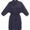 Usha KLEID - Robe Chemise - Marine -Usha Elegant Magasin 9ddc87ca301a4c8dac52ab86a4eba446