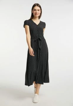 Usha Robe De Jour - Schwarz