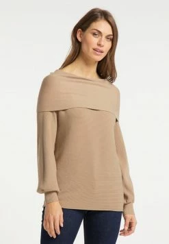 Usha Pullover - Dunkelbeige