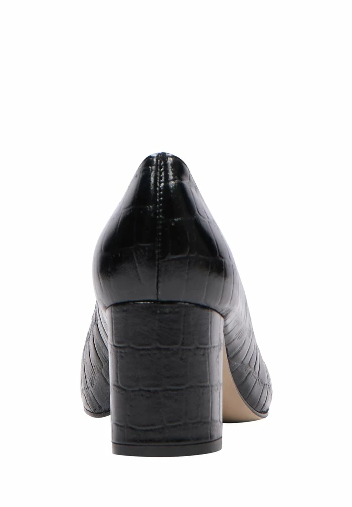 Usha Escarpins - Schwarz Krokodil 5 Usha Escarpins - Schwarz Krokodil – Image 5