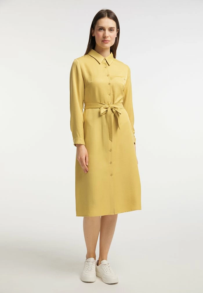 USHA QISHA - Robe Chemise - Gelb 1 USHA QISHA - Robe Chemise - Gelb