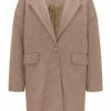 Usha Manteau Classique - Taupe -Usha Elegant Magasin af30ce2d0f1a43f8bf222b8b2bb17b17