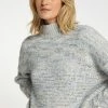 USHA FENIA - Pullover - Blau Mehrfarbig -Usha Elegant Magasin b1c7fe5b3c824da3861622f73919770c