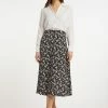 Usha MIT BLÜTENPRINT - Jupe Trapèze - Schwarz Mehrfarbig -Usha Elegant Magasin b2460ab6ac674e989e9b83eb733d9544