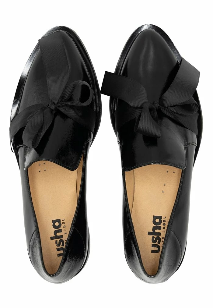 Usha Mocassins - Schwarz 3 Usha Mocassins - Schwarz – Image 3