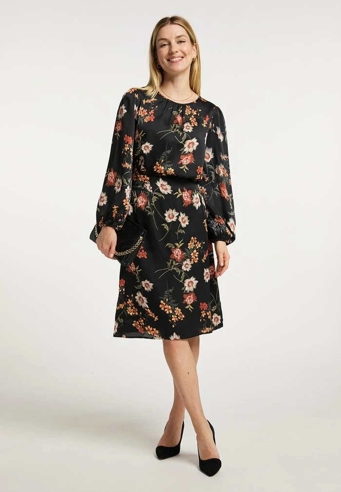 USHA QISHA - T-shirt à Manches Longues - Schwarz Mehrfarbig 2 USHA QISHA - T-shirt à Manches Longues - Schwarz Mehrfarbig – Image 2