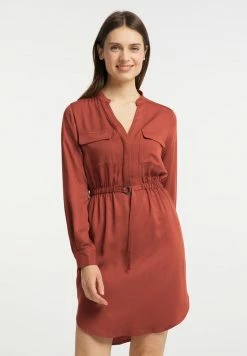 Usha Robe De Jour - Cognac