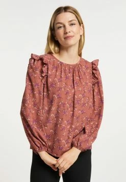 USHA QISHA - Blouse - Rosa Mehrfarbig