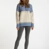 USHA FENIA - Pullover - Blau Mehrfarbig -Usha Elegant Magasin b46061701fa64114a4ec3cebbc55ba01