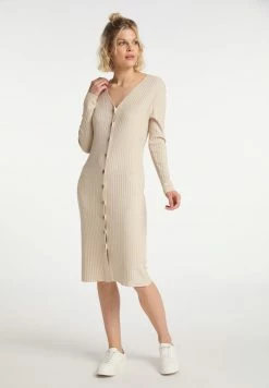 USHA FENIA - Robe Pull - Beige
