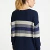 USHA FENIA - Pullover - Marine Mehrfarbig -Usha Elegant Magasin b87fe06a8f594fcbbf1ff52a2e39d07a