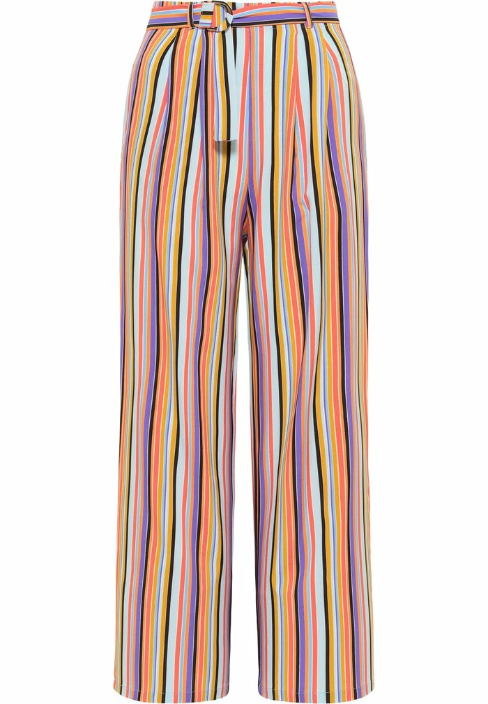 Usha MIT STREIFEN - Pantalon Classique - Hellblau Mehrfarbig 5 Usha MIT STREIFEN - Pantalon Classique - Hellblau Mehrfarbig – Image 5