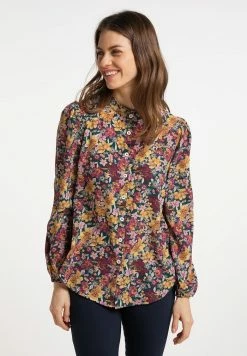 Usha Chemisier - Grün Mehrfarbig