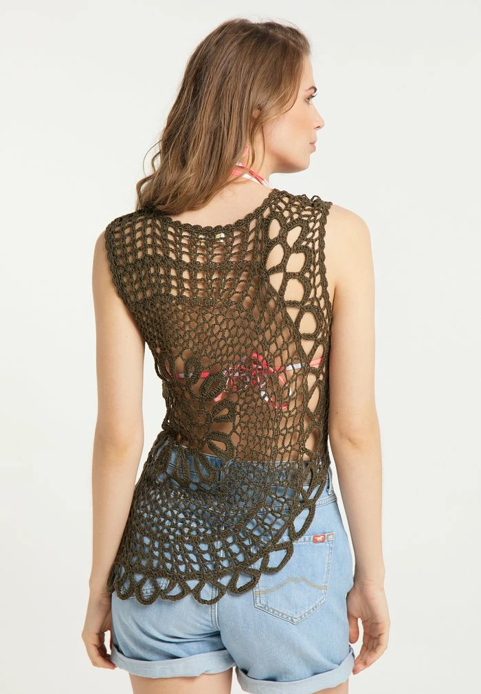 Usha Débardeur - Oliv 3 Usha Débardeur - Oliv – Image 3