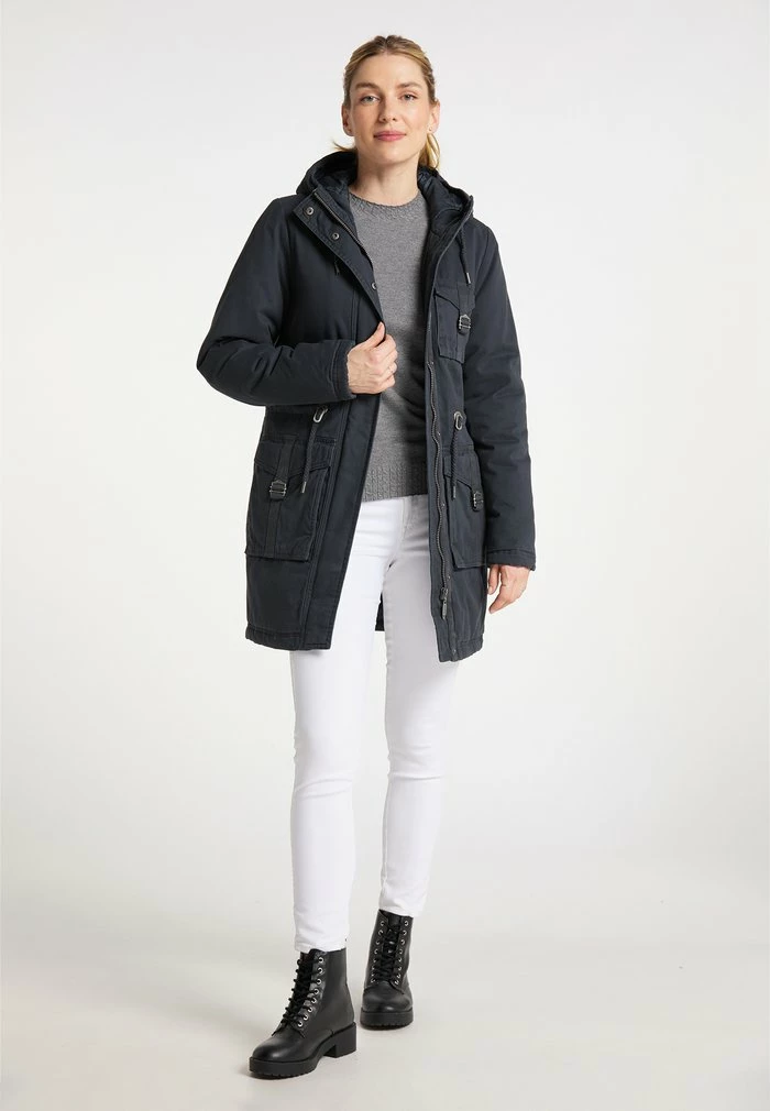 USHA CHABBY - Veste D'hiver - Graphit Marine 2 USHA CHABBY - Veste D'hiver - Graphit Marine – Image 2