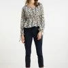 Usha MIT BLÜTENPRINT - Blouse - Marine Rosa Mehrfarbig -Usha Elegant Magasin c00c01988d7e448683cd915b48be724b