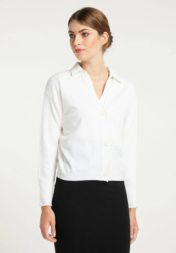 Usha Gilet - Weiss 1 Usha Gilet - Weiss