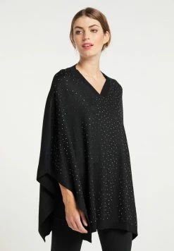 Usha Cape - Schwarz