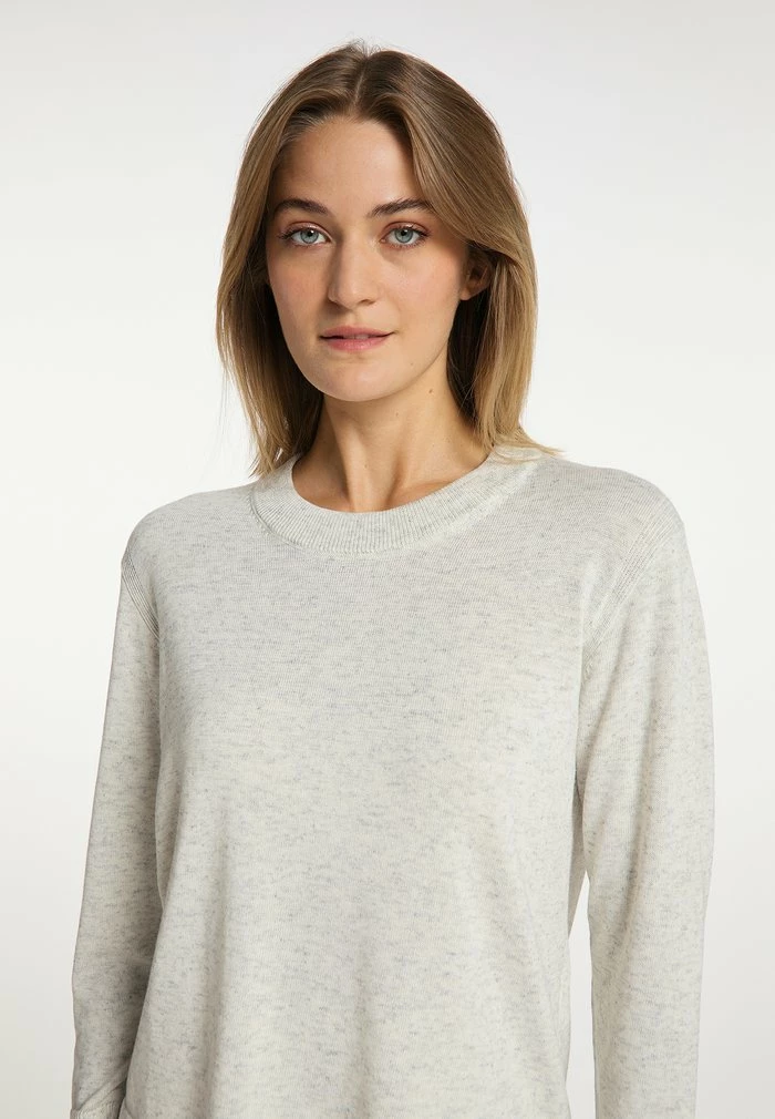 USHA LYNNEA - Pullover - Hellgrau Melange 4 USHA LYNNEA - Pullover - Hellgrau Melange – Image 4
