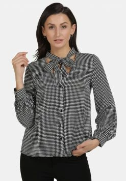 Usha Blouse - Schwarz Weiss