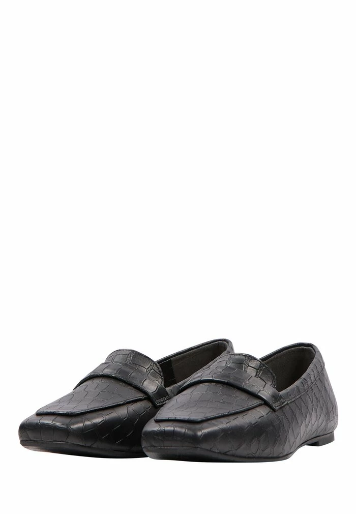 Usha Mocassins - Schwarz Krokodil 2 Usha Mocassins - Schwarz Krokodil – Image 2
