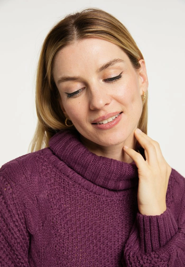 USHA SIVENE - Robe Pull - Beerenrot 4 USHA SIVENE - Robe Pull - Beerenrot – Image 4