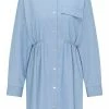 Usha Robe Chemise - Blau -Usha Elegant Magasin c5b8e7cfa4724bcbae485cfad7f017cb