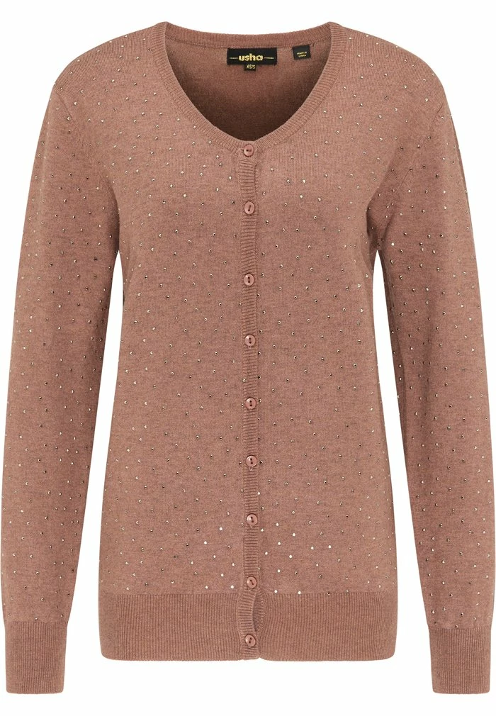 Usha Gilet - Taupe Melange 5 Usha Gilet - Taupe Melange – Image 5