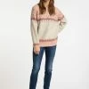 USHA FENIA - Pullover - Rosa Mehrfarbig -Usha Elegant Magasin c660684783e343efa0444e18cd664bef