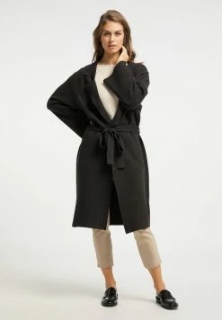 Usha Manteau Classique - Dunkelgrau Melange