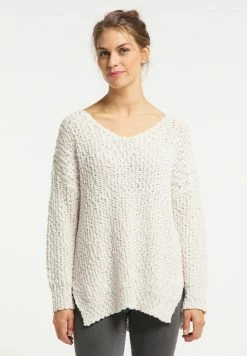 Usha Pullover - Wollweiss