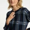 USHA FENIA - Pullover - Marine Mehrfarbig -Usha Elegant Magasin cb508dcc10ab44029db9be593ffec062