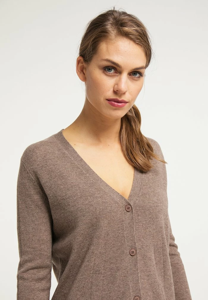 Usha Gilet - Hellbraun Melange 4 Usha Gilet - Hellbraun Melange – Image 4