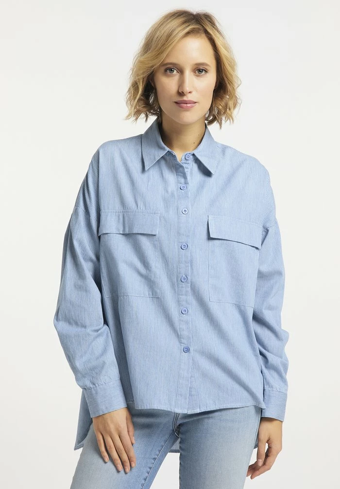 Usha Chemisier - Hellblau 1 Usha Chemisier - Hellblau