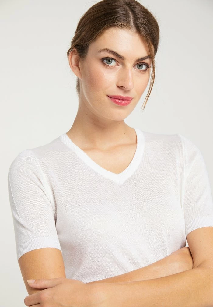 Usha T-shirt Basique - Weiss 3 Usha T-shirt Basique - Weiss – Image 3