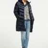 Usha Veste D'hiver - Marine -Usha Elegant Magasin d0205f6234d84f7c9572ca681950fe0a