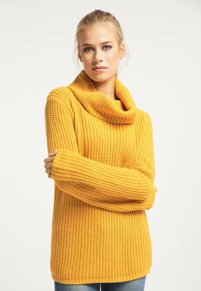 Usha Pullover - Senf 1 Usha Pullover - Senf