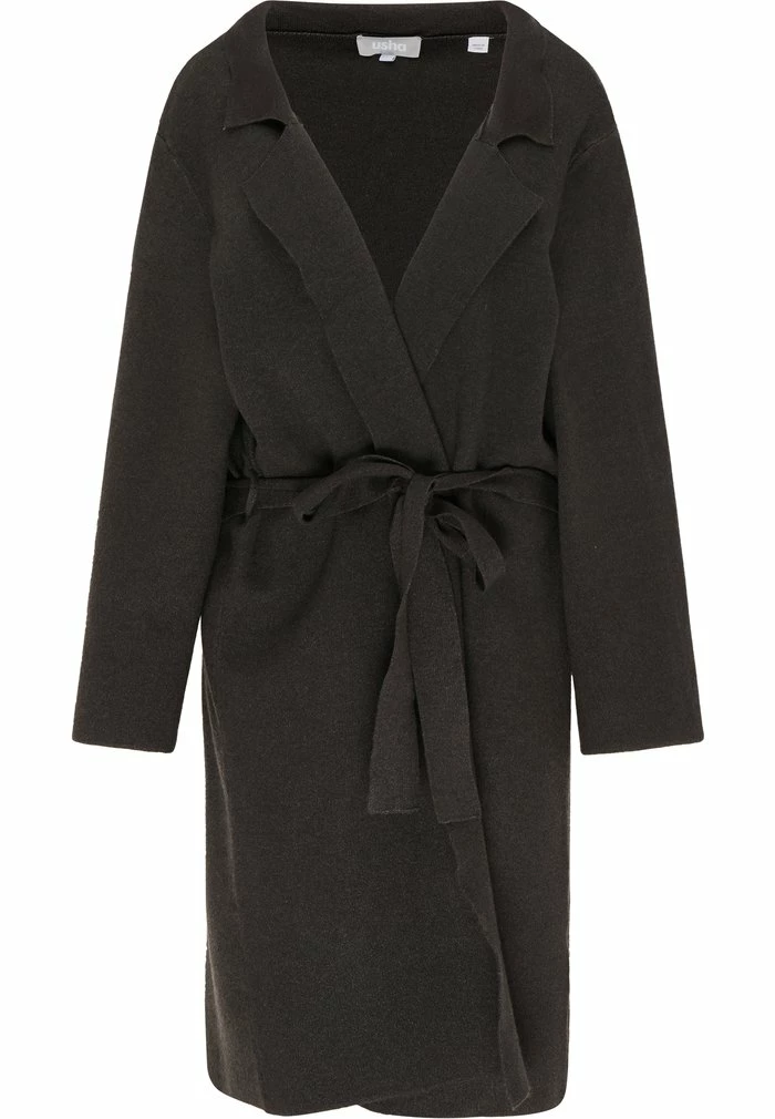 Usha Manteau Classique - Dunkelgrau Melange 5 Usha Manteau Classique - Dunkelgrau Melange – Image 5