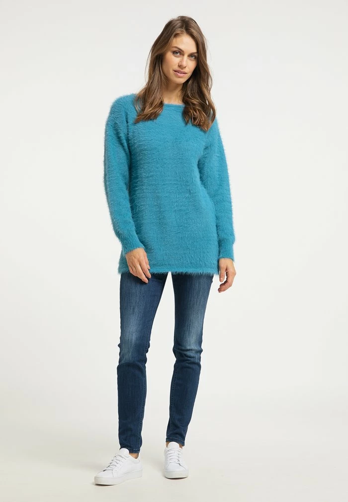 Usha Pullover - Türkis 2 Usha Pullover - Türkis – Image 2