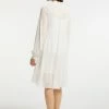 USHA QISHA - Robe De Jour - Weiss -Usha Elegant Magasin d5fe47297fc04d7682cff62da4ab38ab