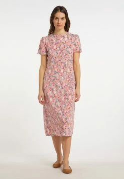 Usha Robe De Jour - Rosa Mehrfarbig