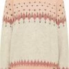 USHA FENIA - Pullover - Rosa Mehrfarbig -Usha Elegant Magasin d76b2ee1f68d45689fd0d8c4117cdae5