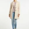 Usha Manteau Classique - Beige -Usha Elegant Magasin d91f3970b99e4da1bab65e109538ebc7