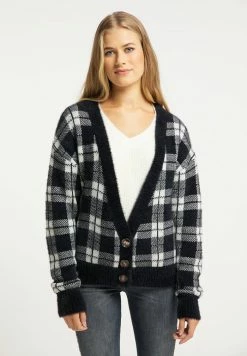 Usha Gilet - Schwarz Weiß