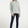 USHA FENIA - Pullover - Blau Mehrfarbig -Usha Elegant Magasin daae36edf9c344399a90814665eea42a