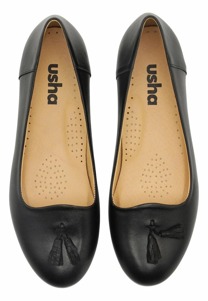 Usha Ballerines - Schwarz 3 Usha Ballerines - Schwarz – Image 3